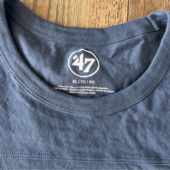 New Tennessee Titans 47 Brand NFL Men’s Graphic Shirt Tee Blue Size XL - Picture 5 of 9